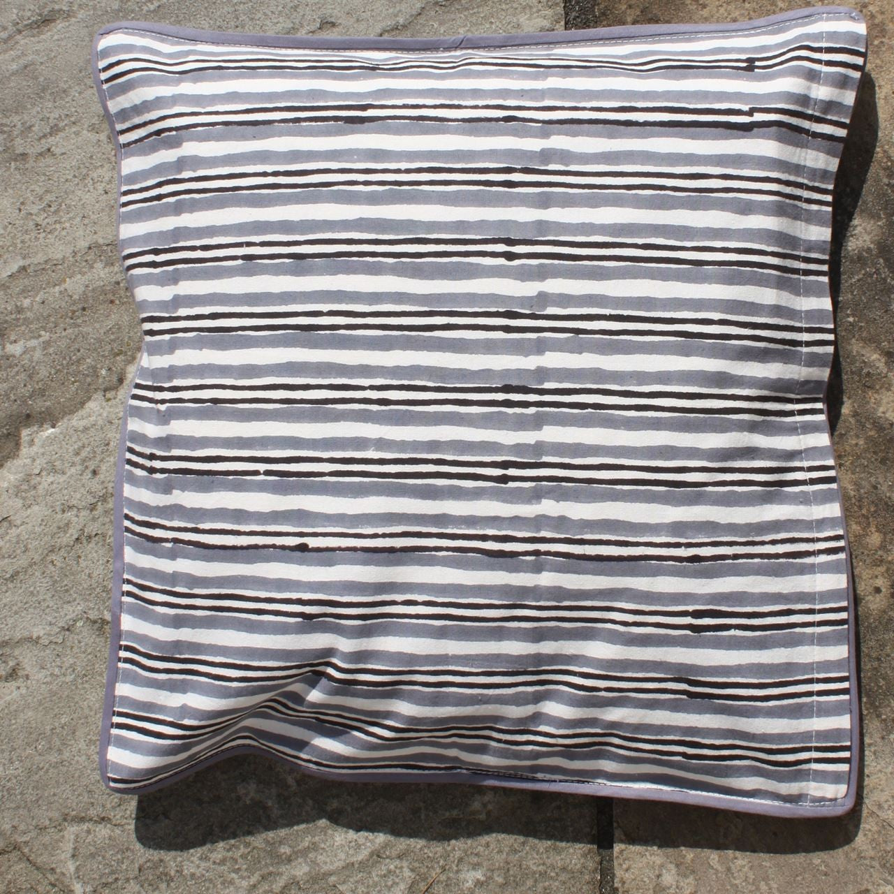 Kissenhülle Blockprint Plasma 40x40