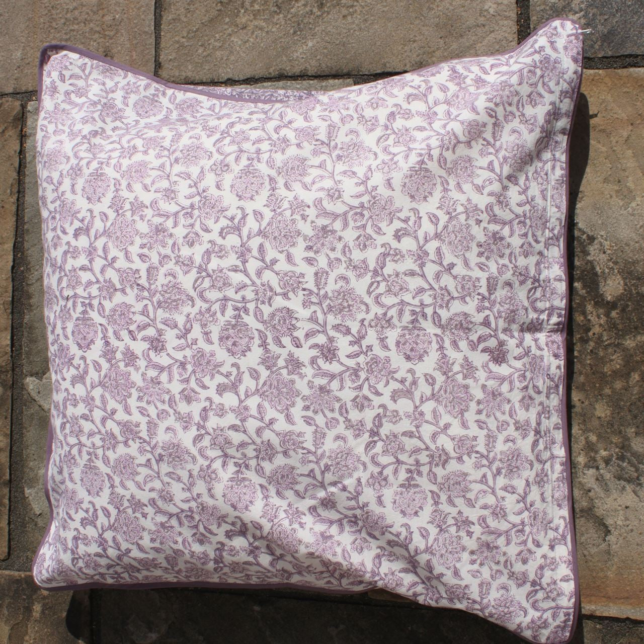 Kissenhülle Blockprint Provence 60x60