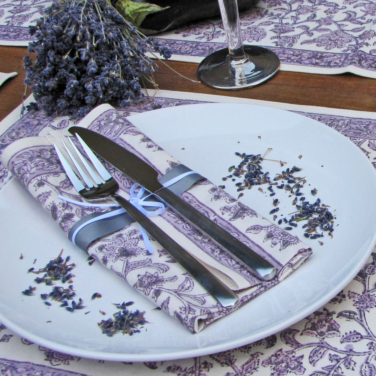 Servietten (6 Stck.) Blockprint Provence 45x45