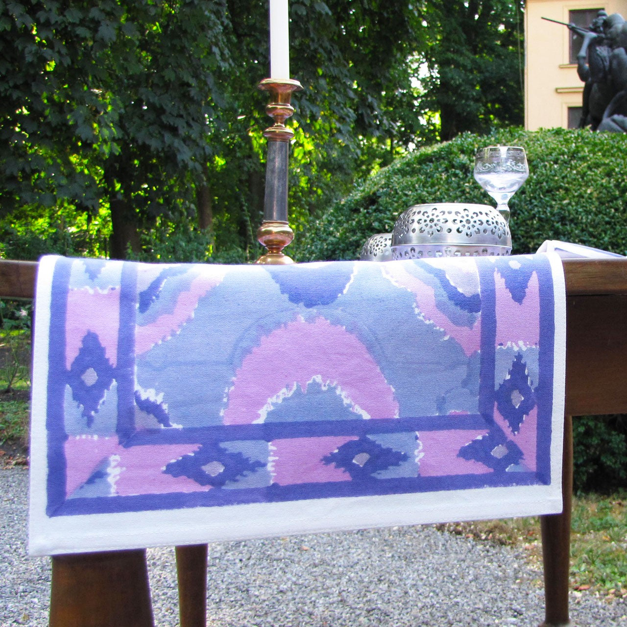 Tischläufer Blockprint Elegance 35x180