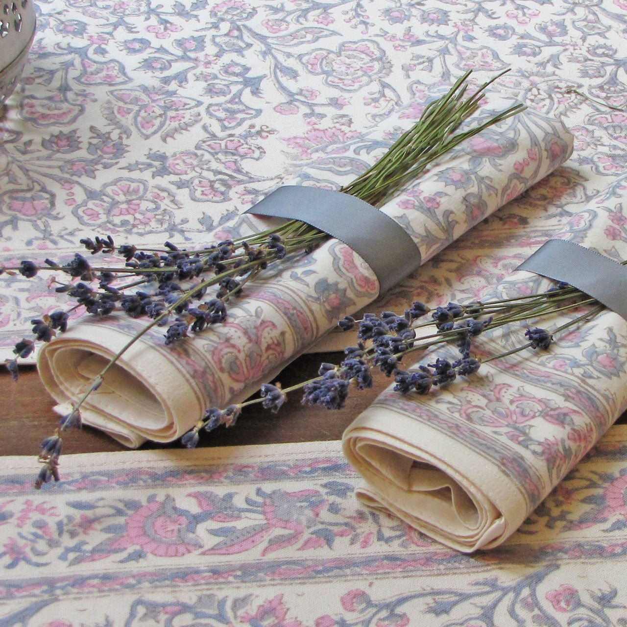 Servietten (6 Stck.) Blockprint Midsommer 45x45