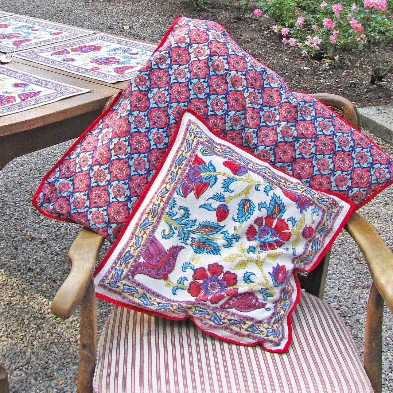 Kissenhülle Blockprint Dolce Vita 60x60