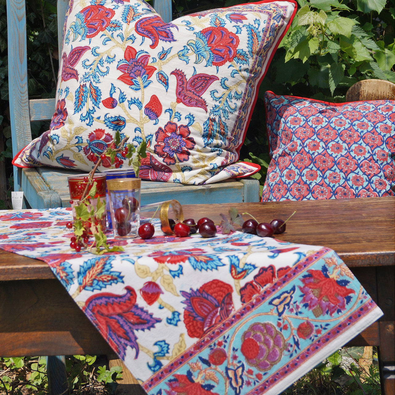 Tischläufer Blockprint Dolce Vita 35x180