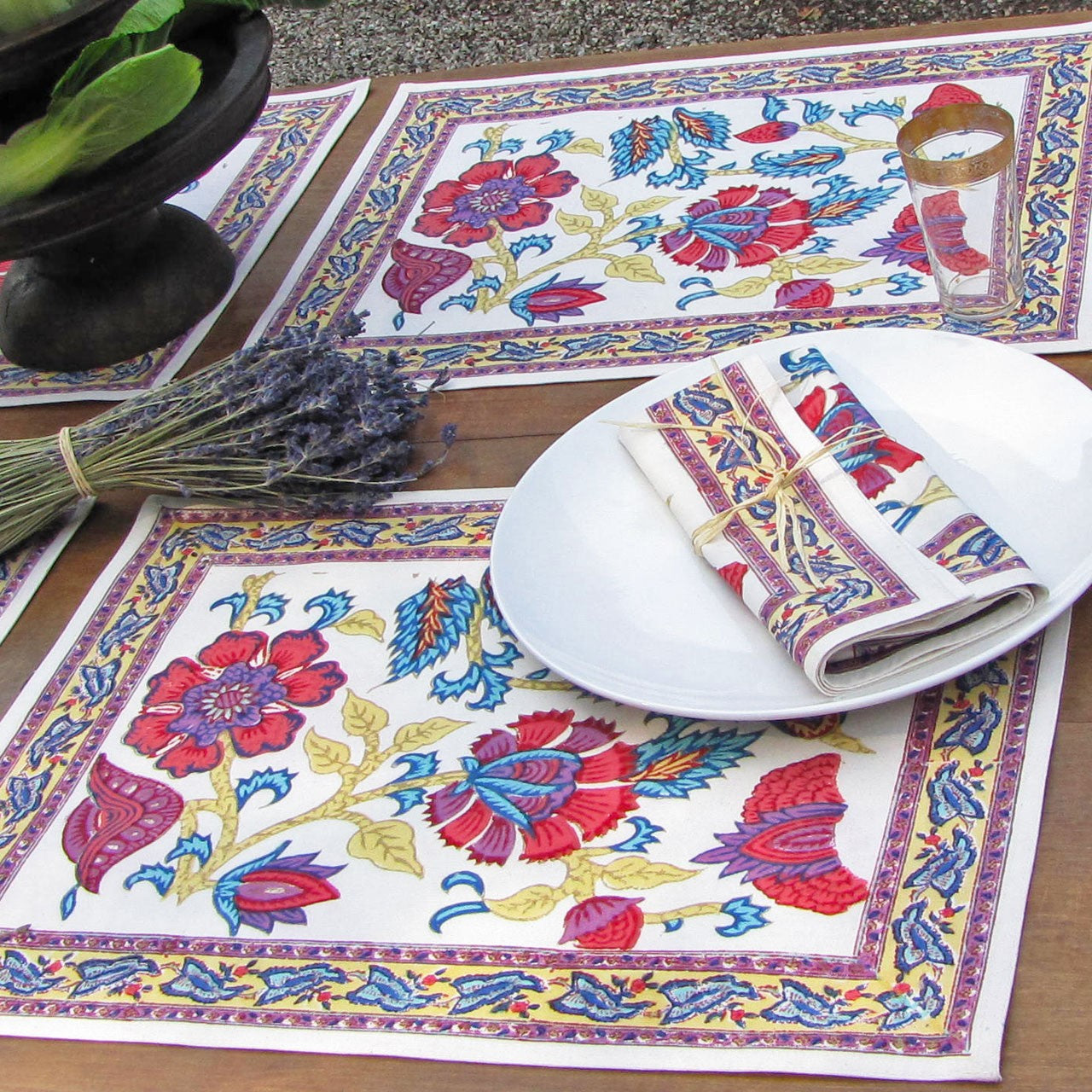 Platzsets (6 Stck.) Blockprint Dolce Vita 35x45