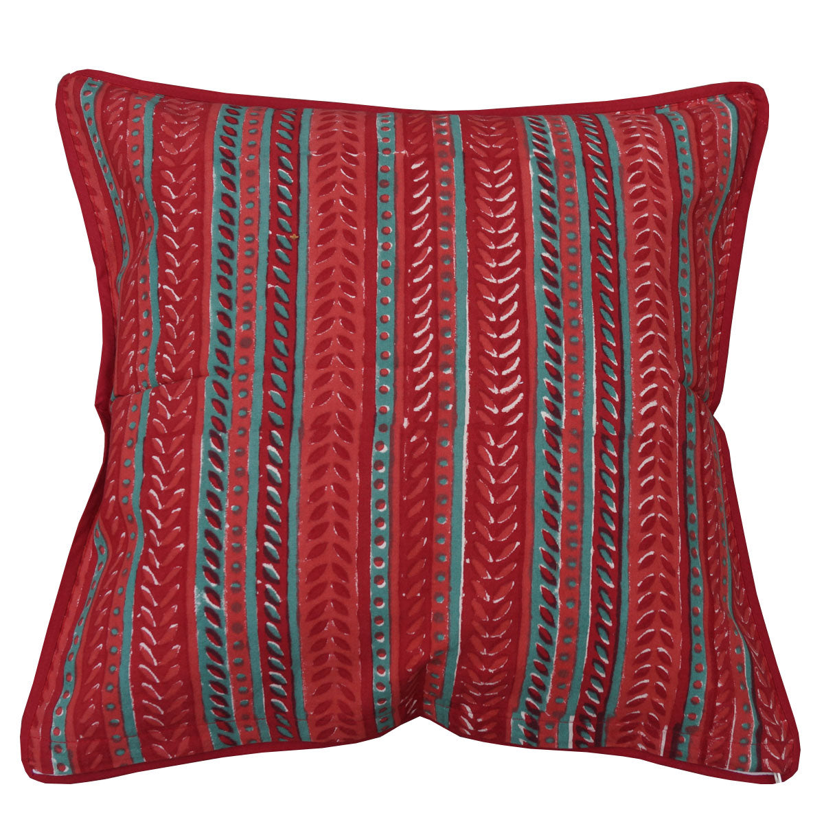 Kissenhülle Blockprint Puszta II 40x40