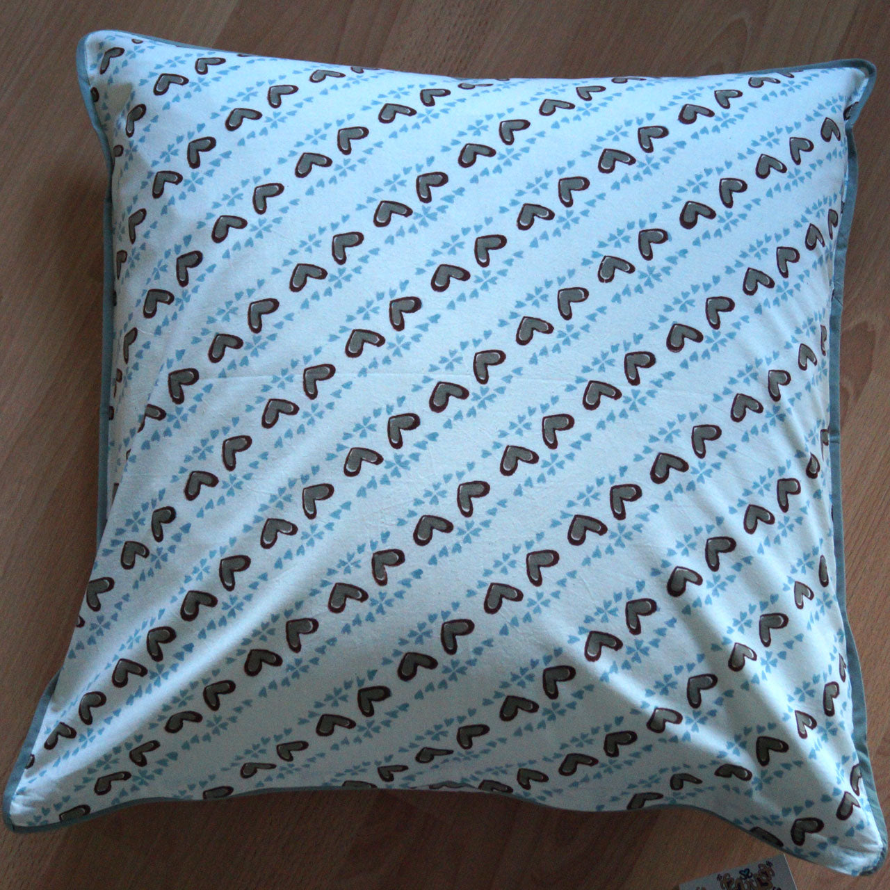 Kissenhülle Blockprint Cupidon 60x60