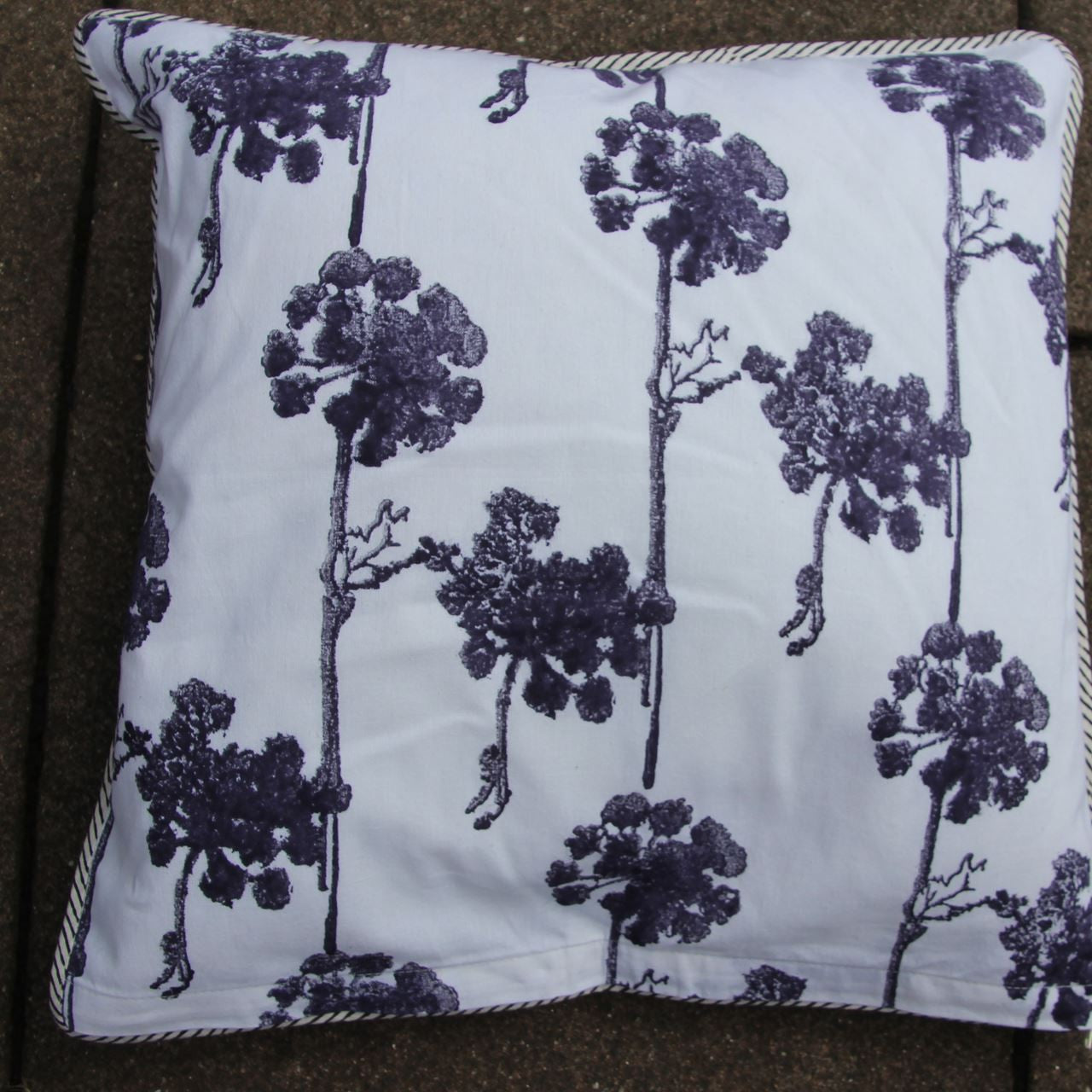 Kissenhülle Blockprint Simply Herb 40x40