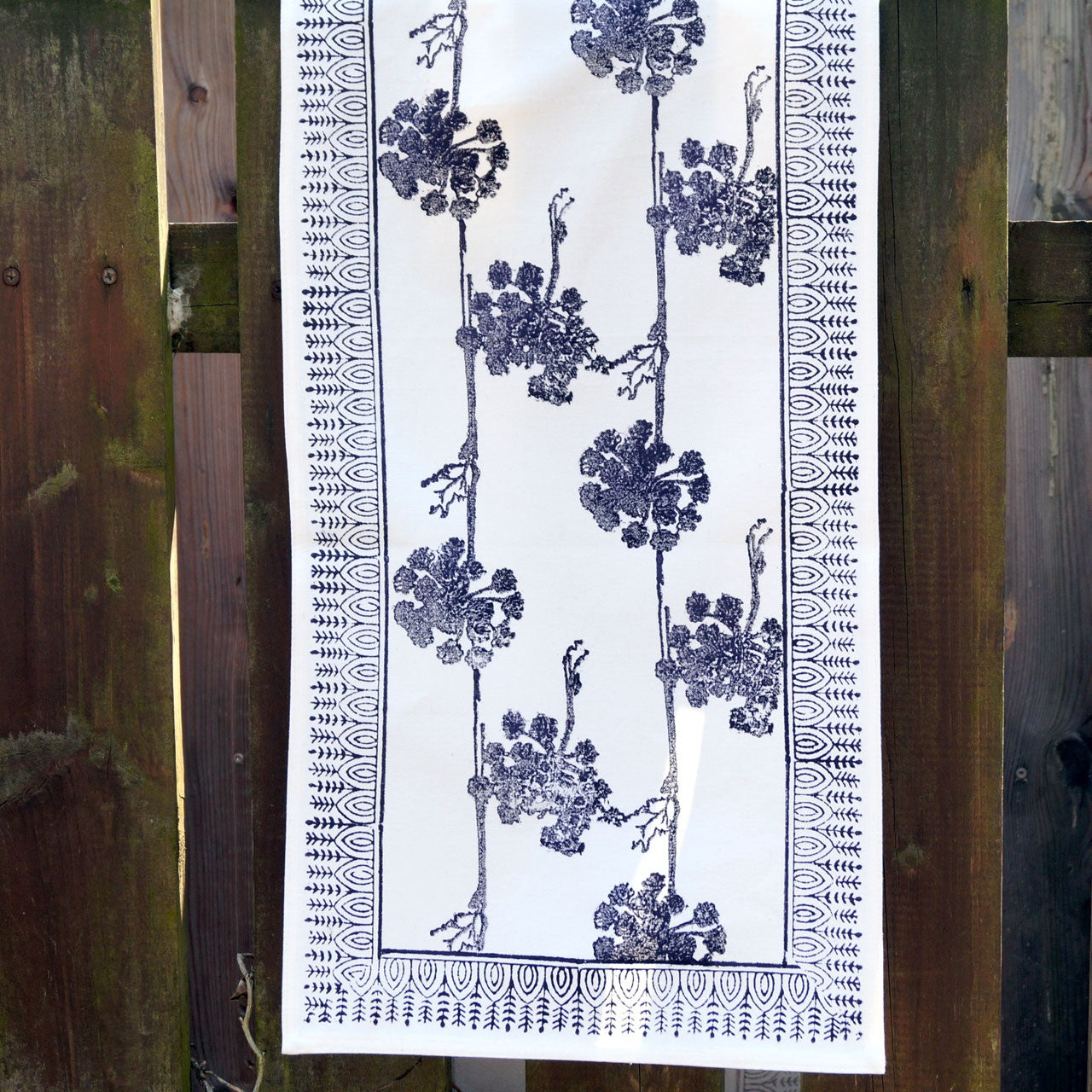 Tischläufer Blockprint Simply Herb 35x180