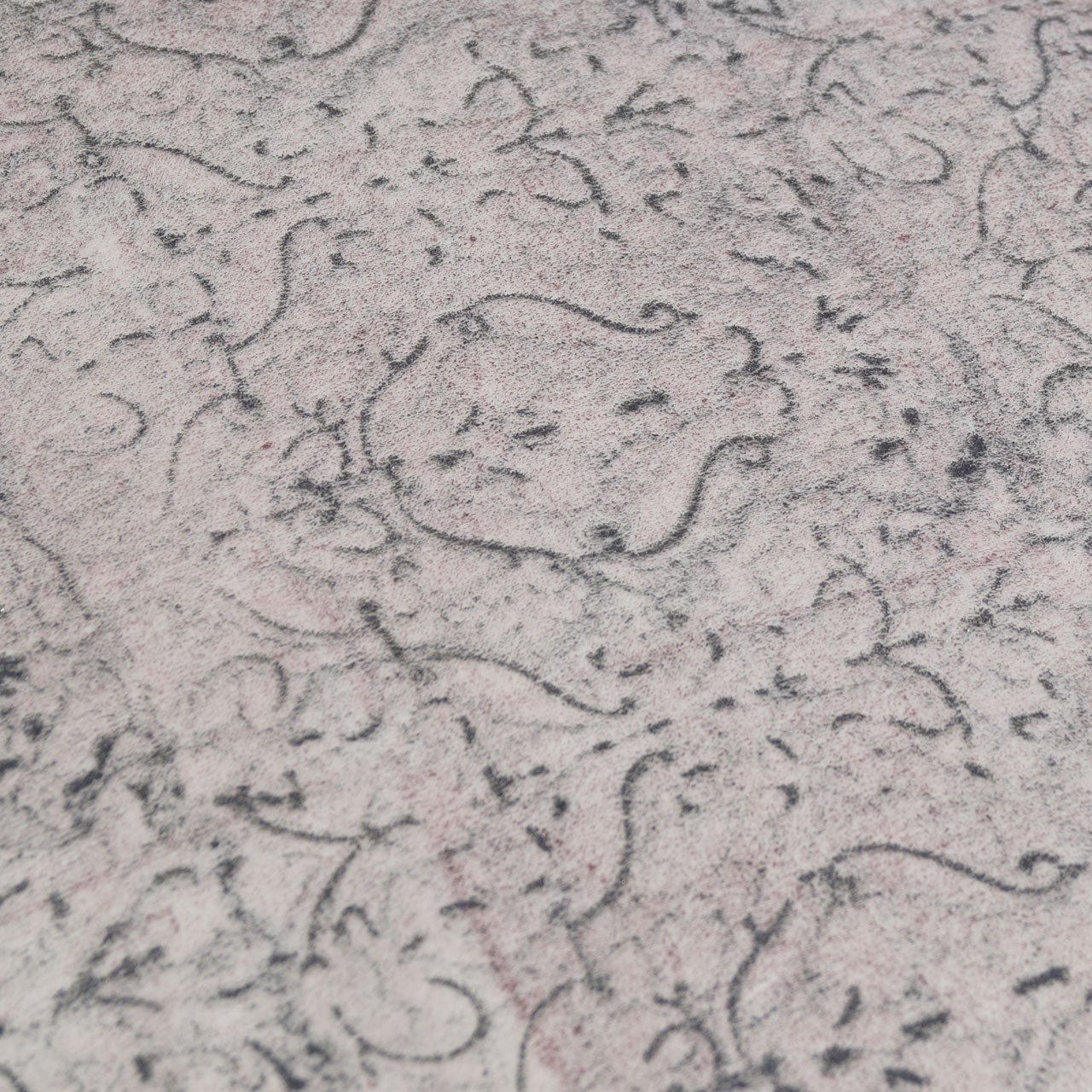 Kissenhülle Blockprint Velvet Grid 60x60