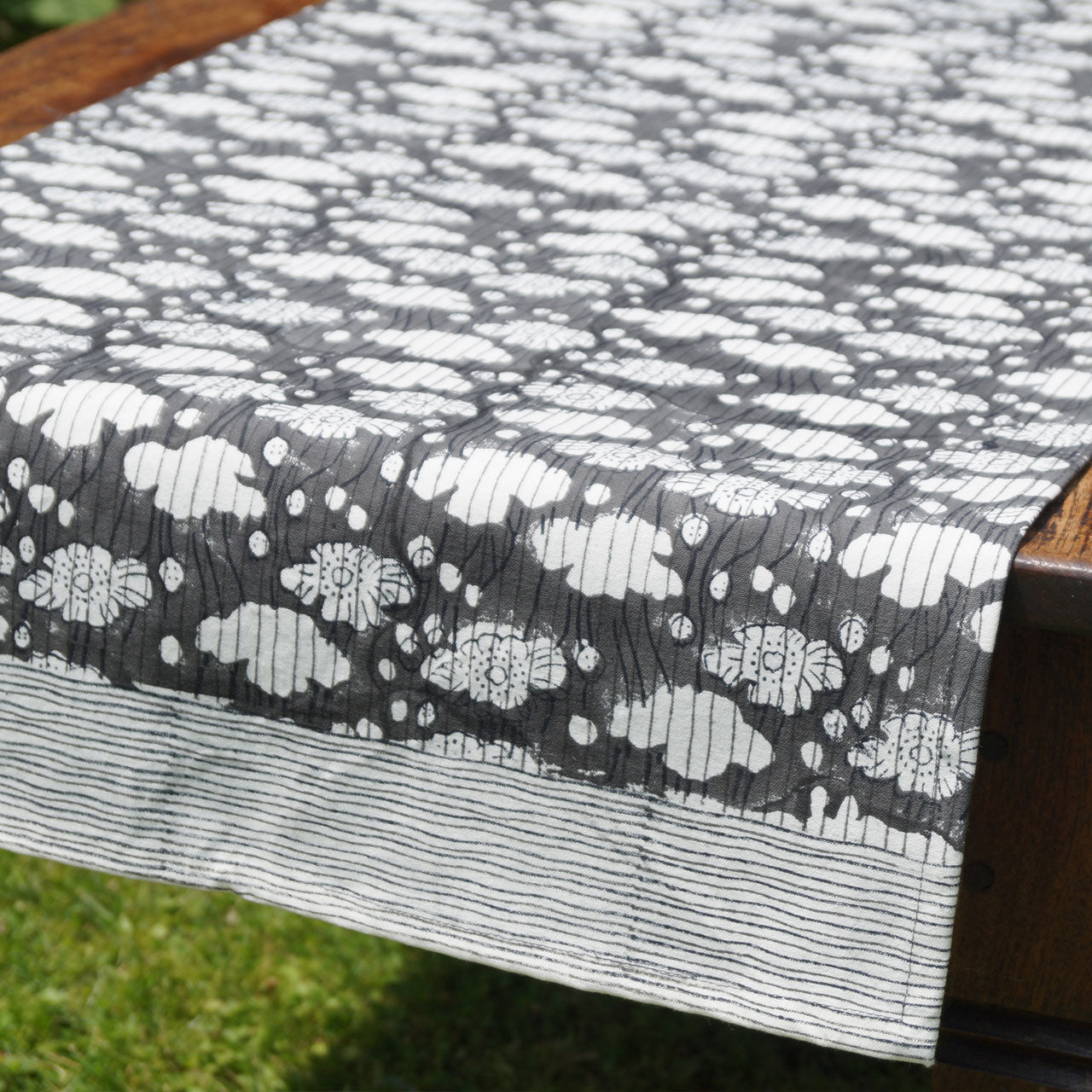 Tischläufer Blockprint Poppy 45x150