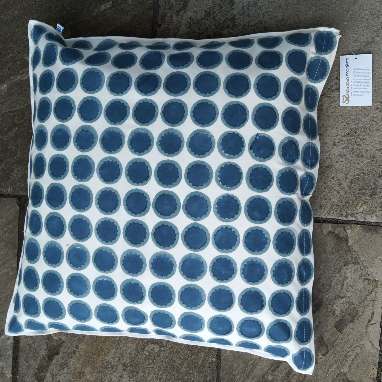 Kissenhülle Blockprint Buddha 60x60