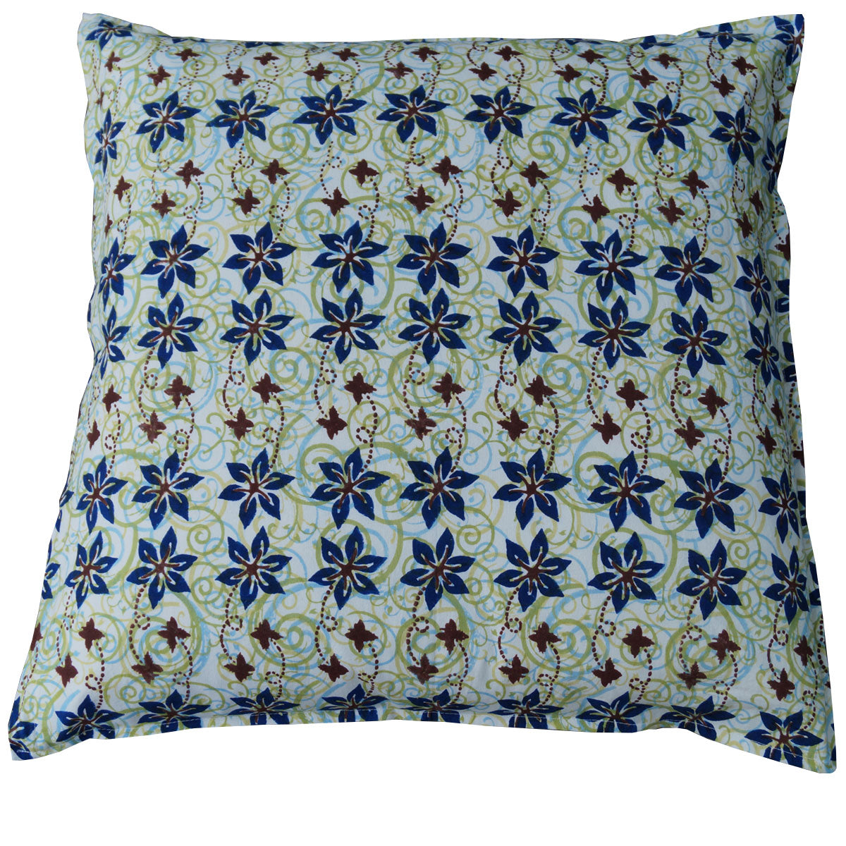 Kissenhülle Blockprint Butterfly 60x60