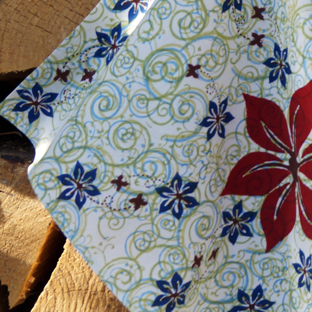 Geschirrtuch Blockprint Butterfly