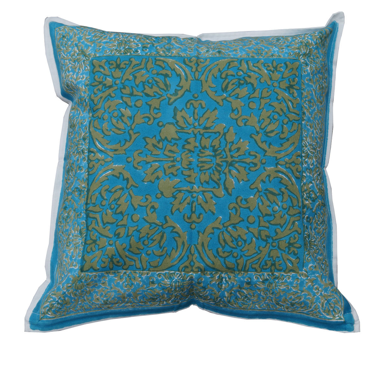 Kissenhülle Blockprint Neobaroque II 40x40