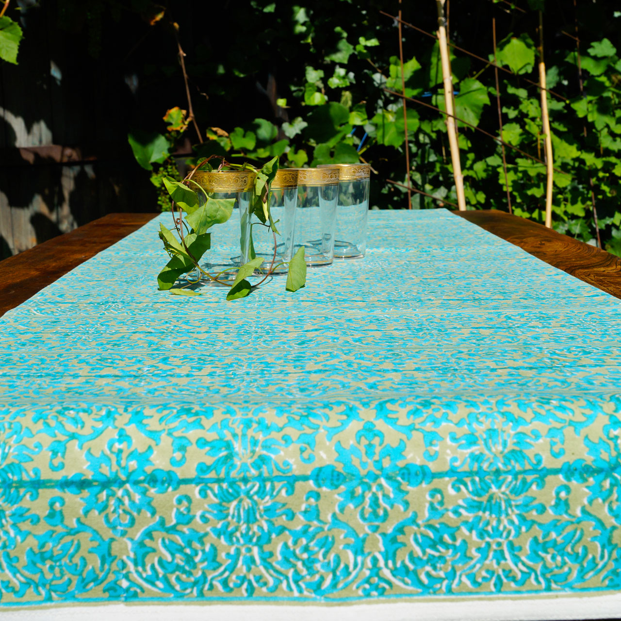 Tischläufer Blockprint Neobaroque II 45x150