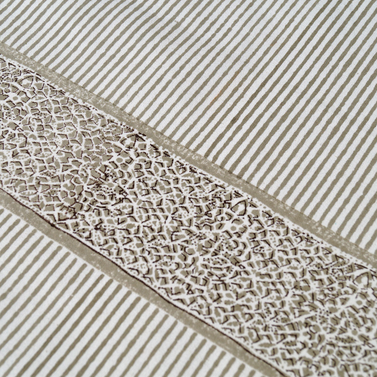 Tischläufer Blockprint Lace II 45x150