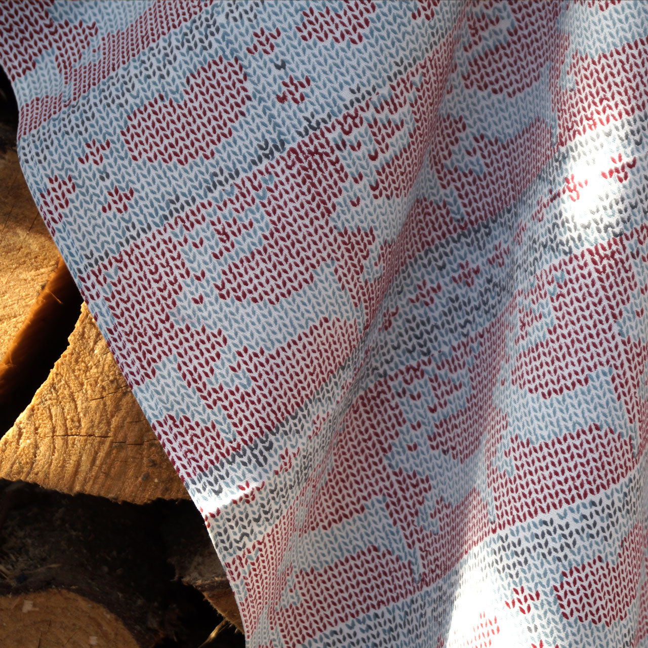 Geschirrtuch Blockprint Knit