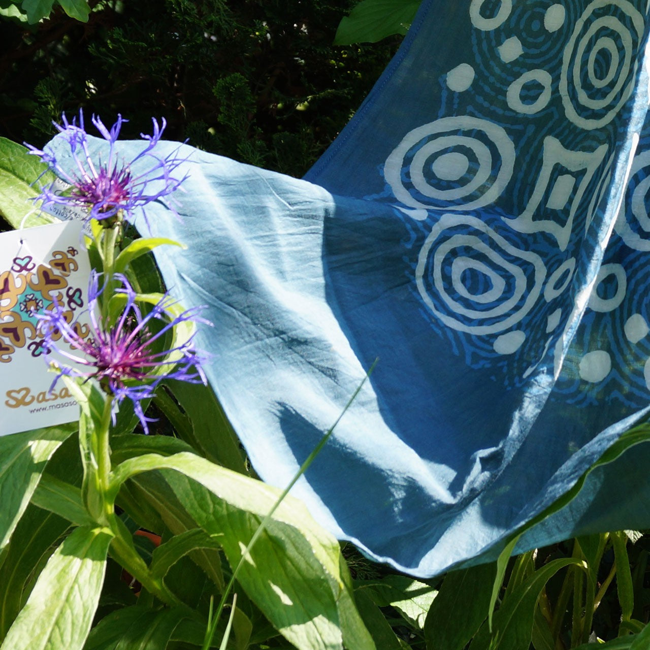 Schal Blockprint Varani 50x190