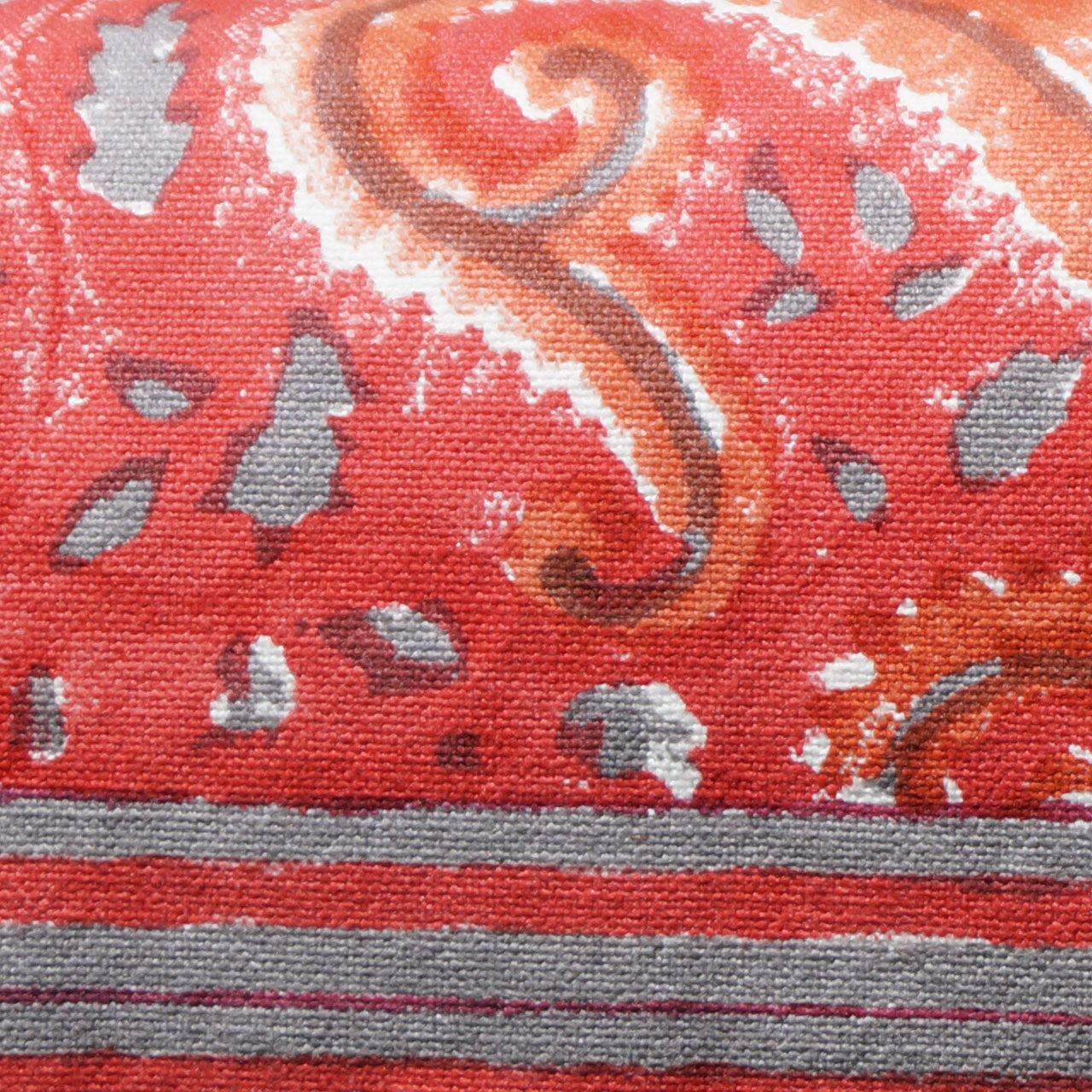 Tischläufer Blockprint Red Paisley 45x150