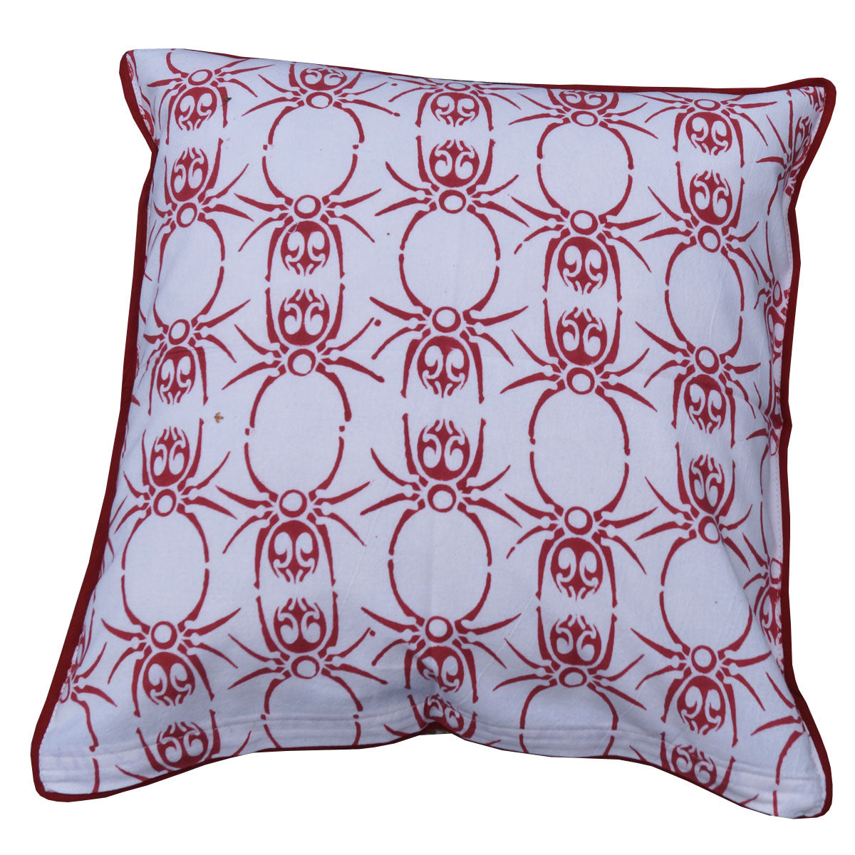 Kissenhülle Blockprint Spider 40x40