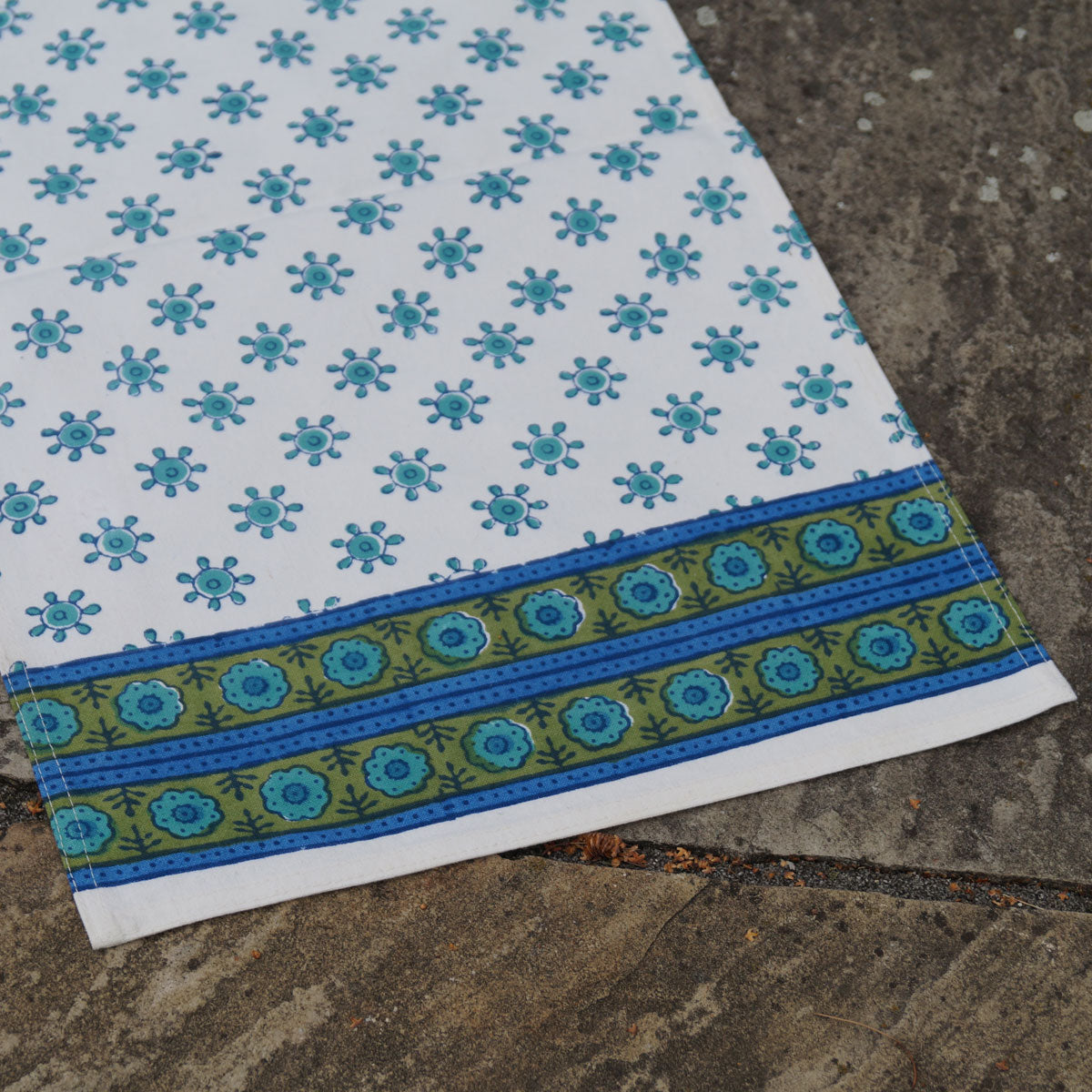 Tischläufer Blockprint Schlossgarten II 35x180