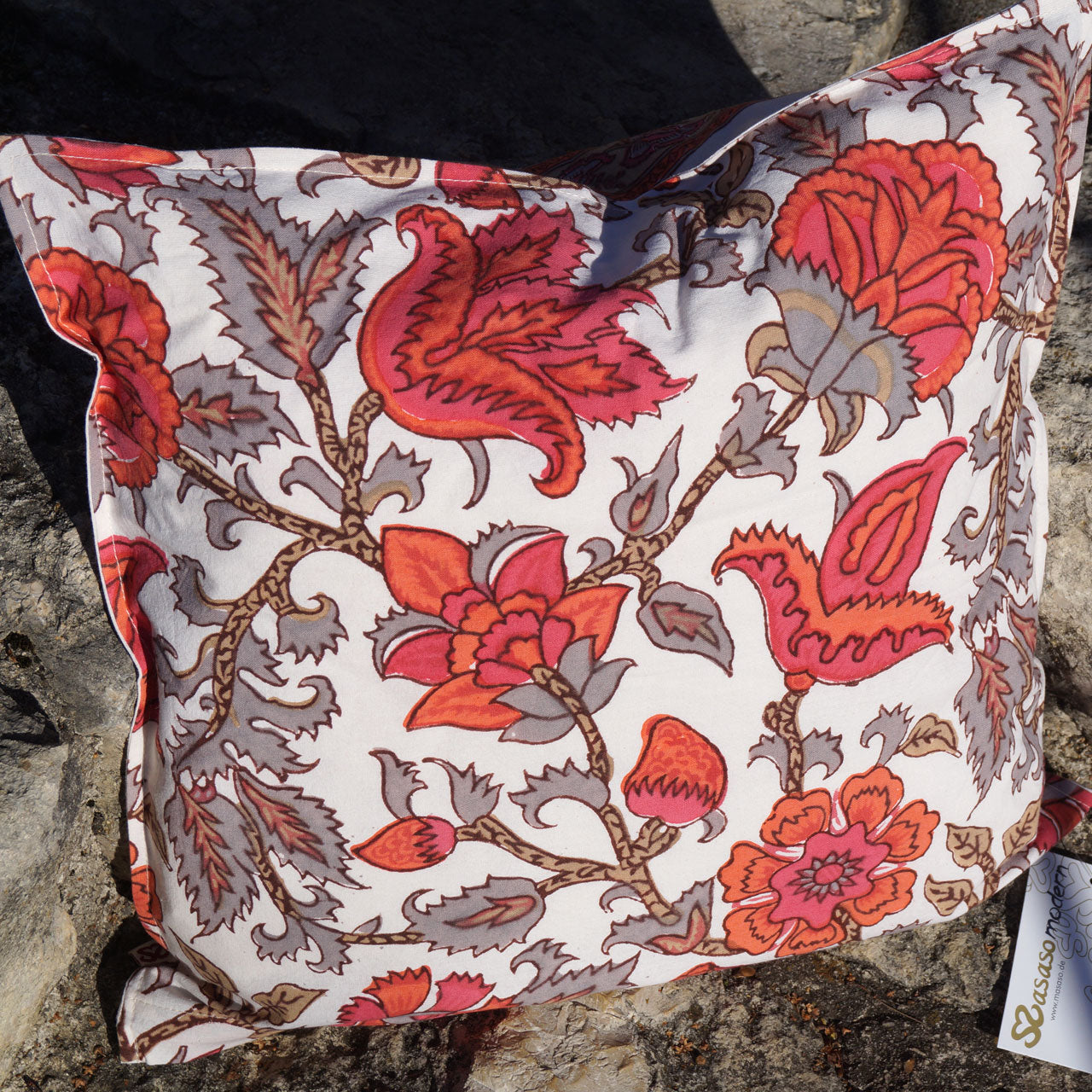 Kissenhülle Blockprint Romance 40x40