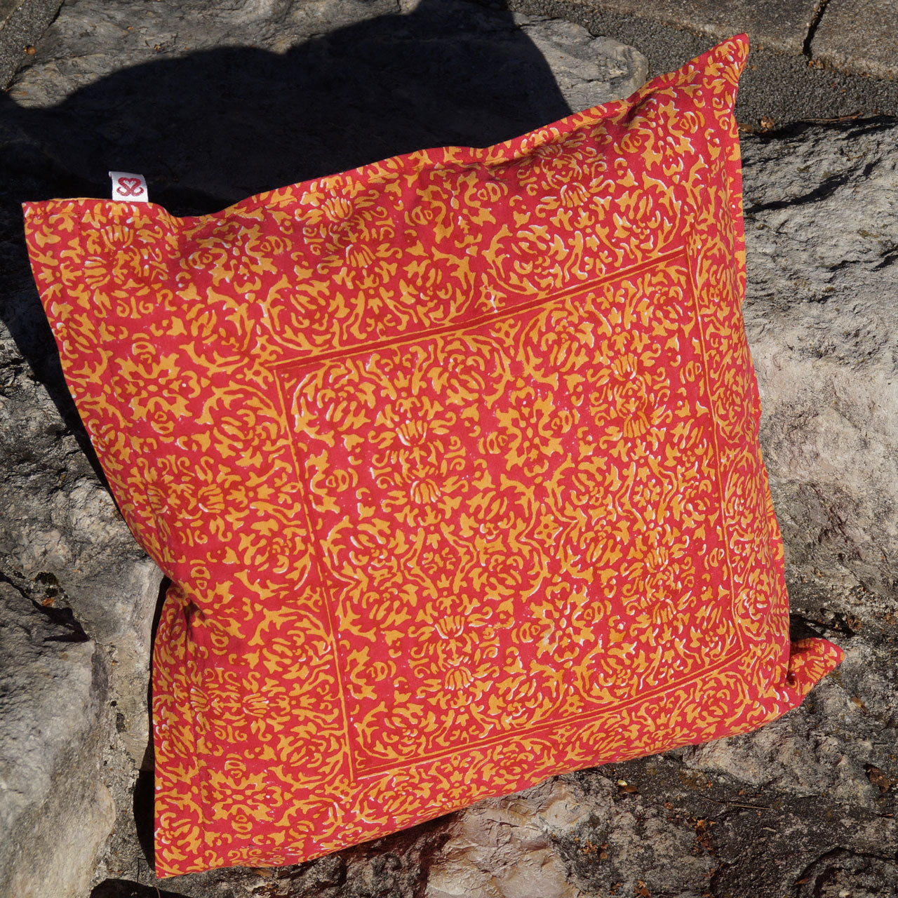 Kissenhülle Blockprint Spice 40x40