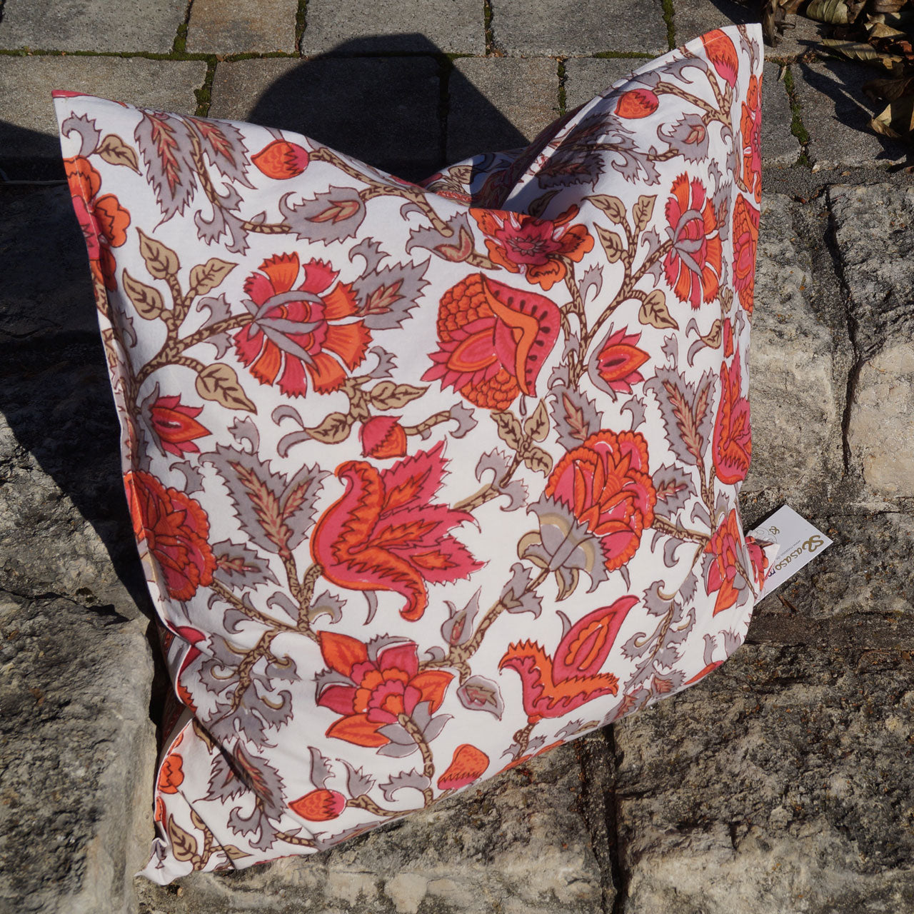 Kissenhülle Blockprint Romance 60x60