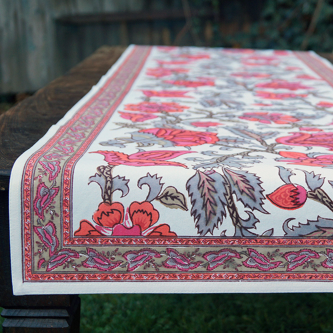 Tischläufer Blockprint Romance 45x150