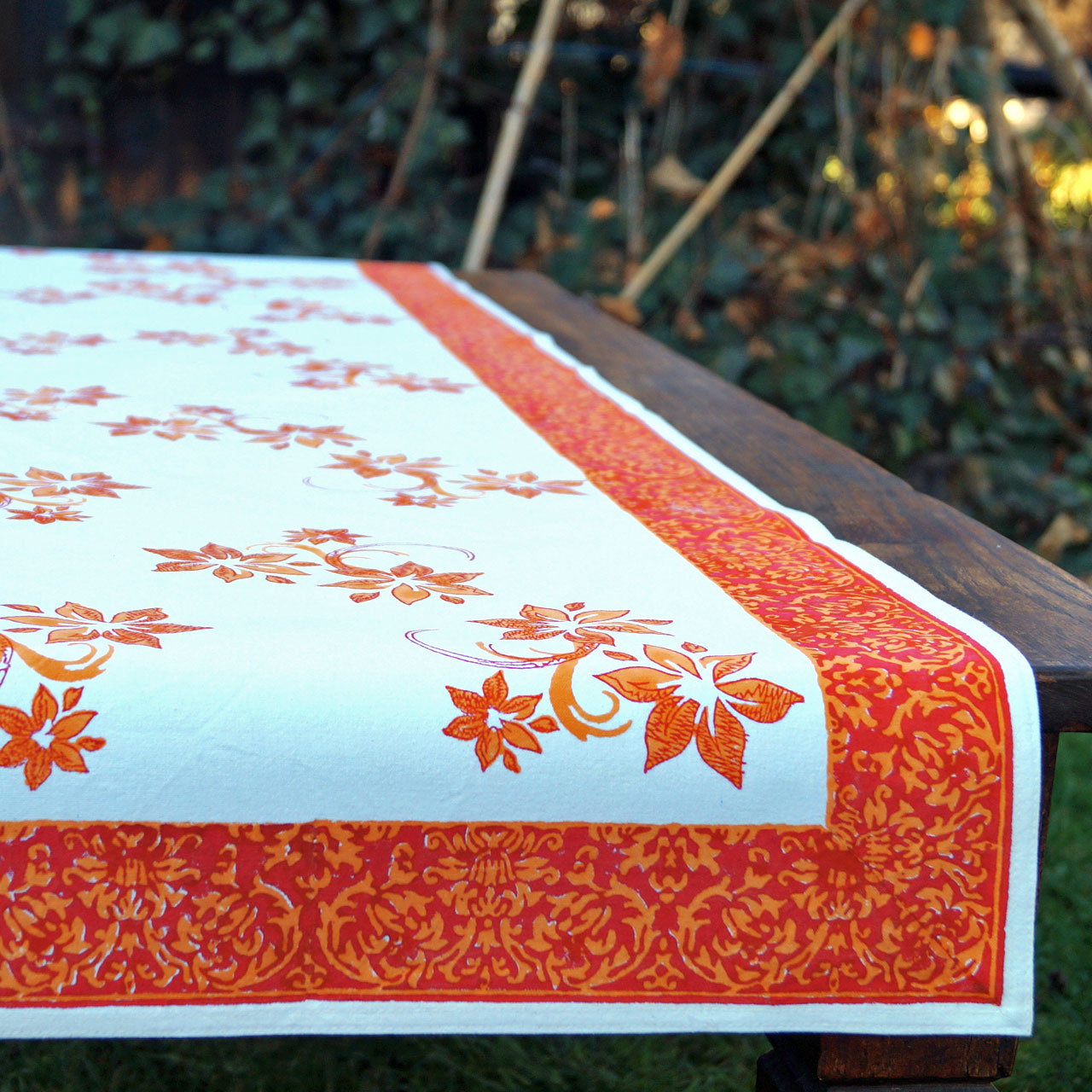 Tischläufer Blockprint Spice 45x150