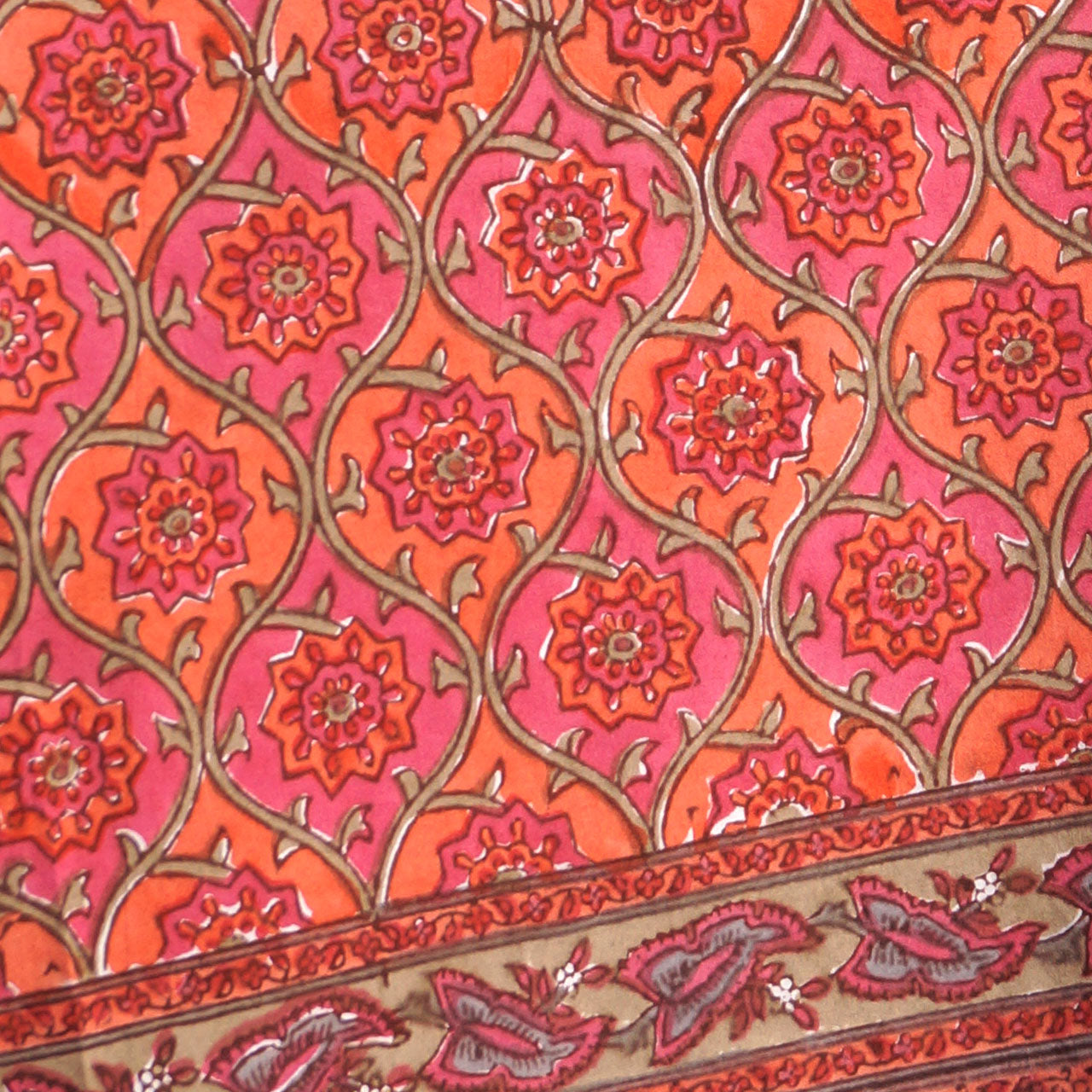 Tischdecke Blockprint Romance II 180x270 cm