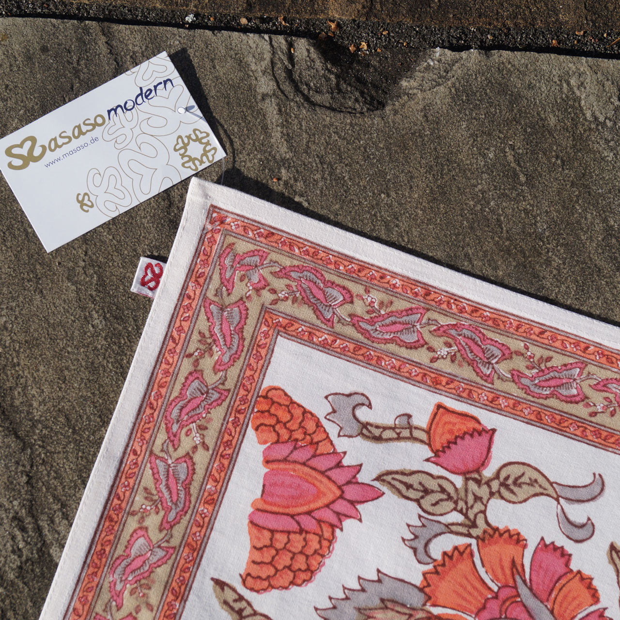 Platzsets (4 Stck.) Blockprint Romance 35x45