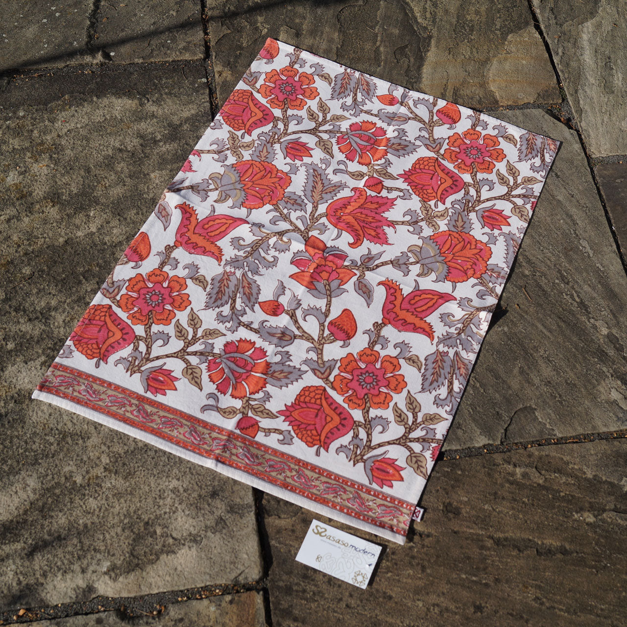 Geschirrtuch Blockprint Romance