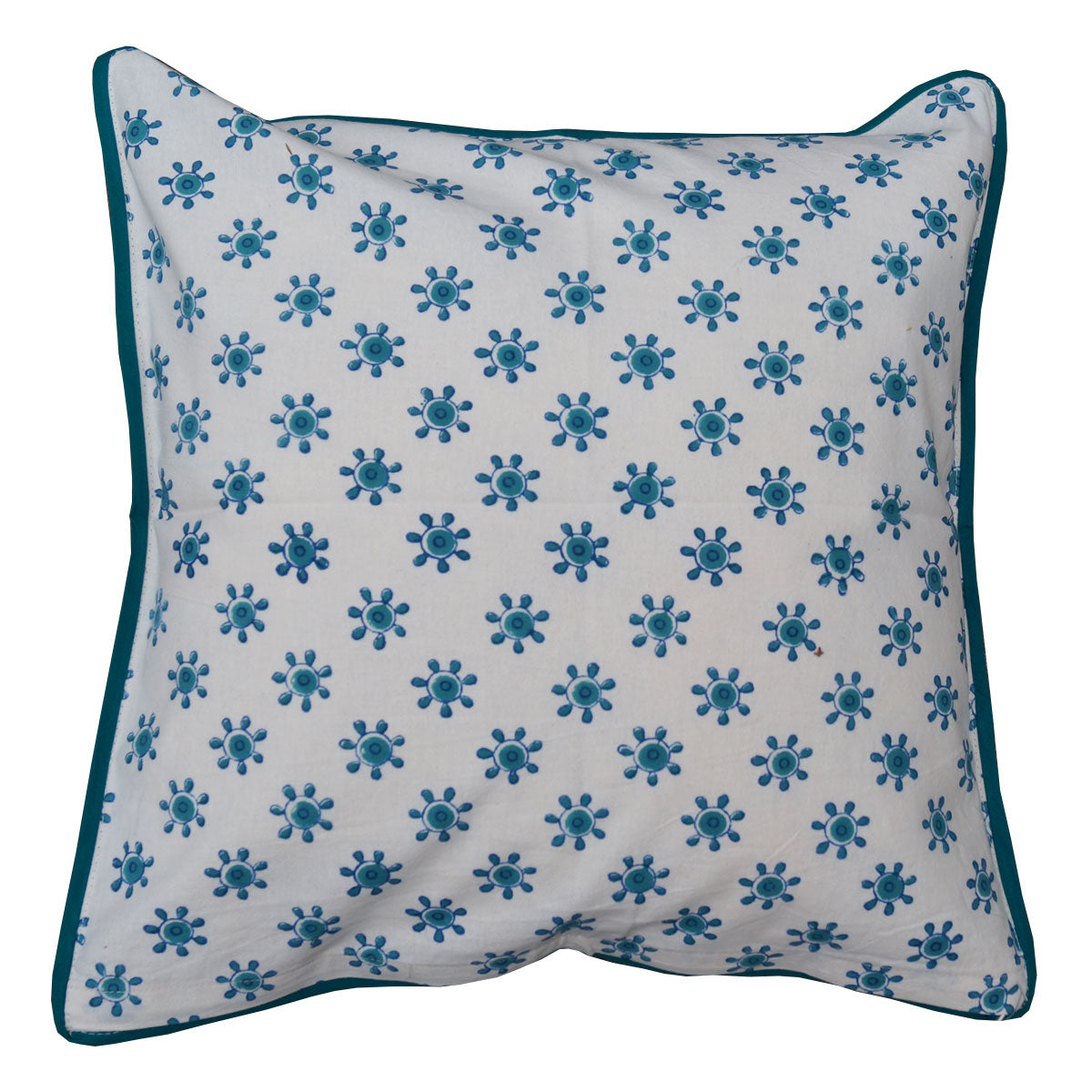 Kissenhülle Blockprint Schlossgarten II 60x60