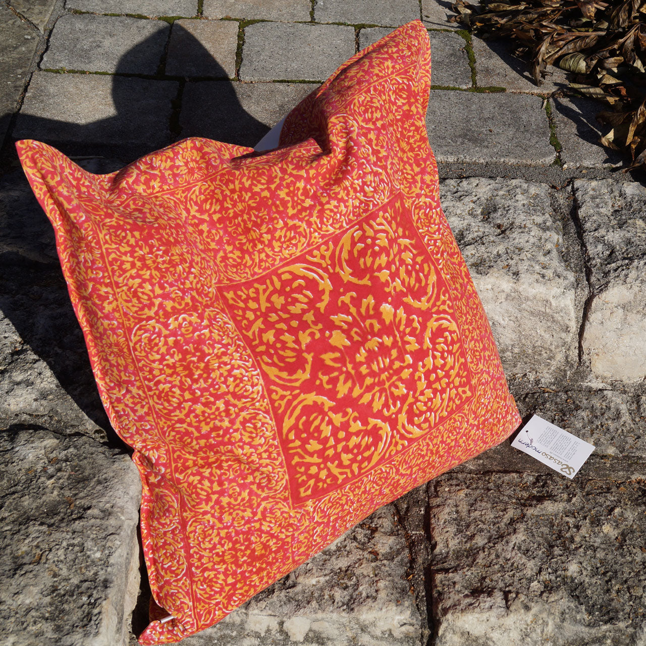 Kissenhülle Blockprint Spice II 60x60