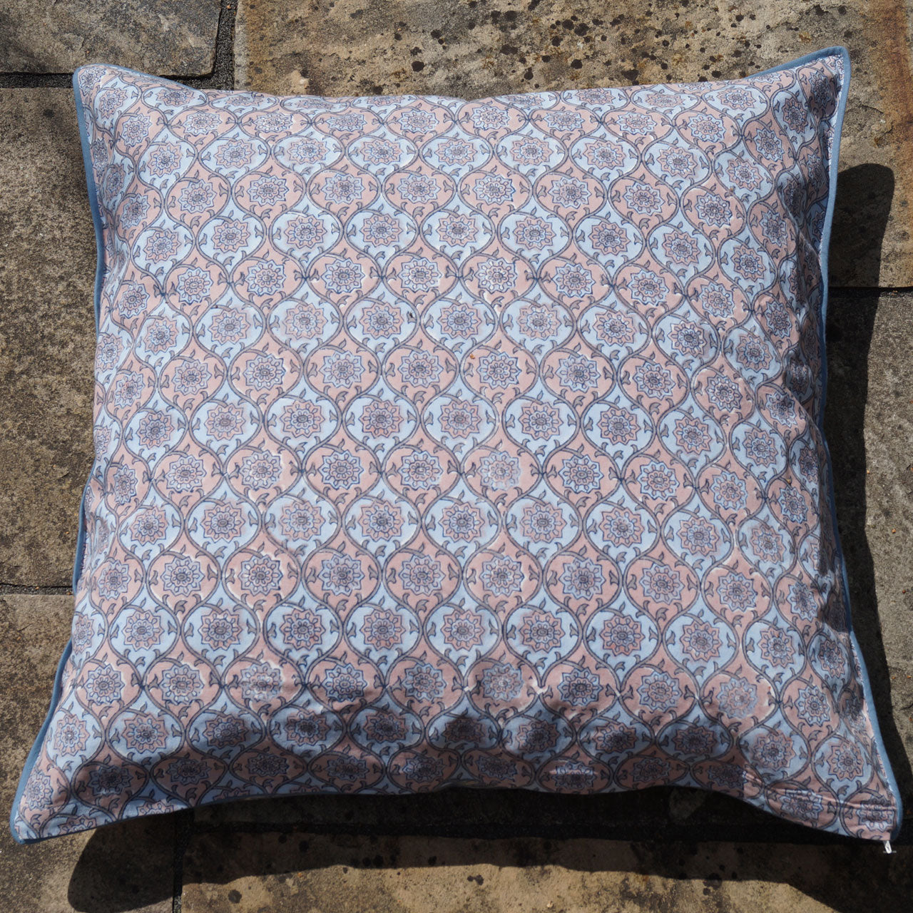 Kissenhülle Blockprint Shadow 60x60