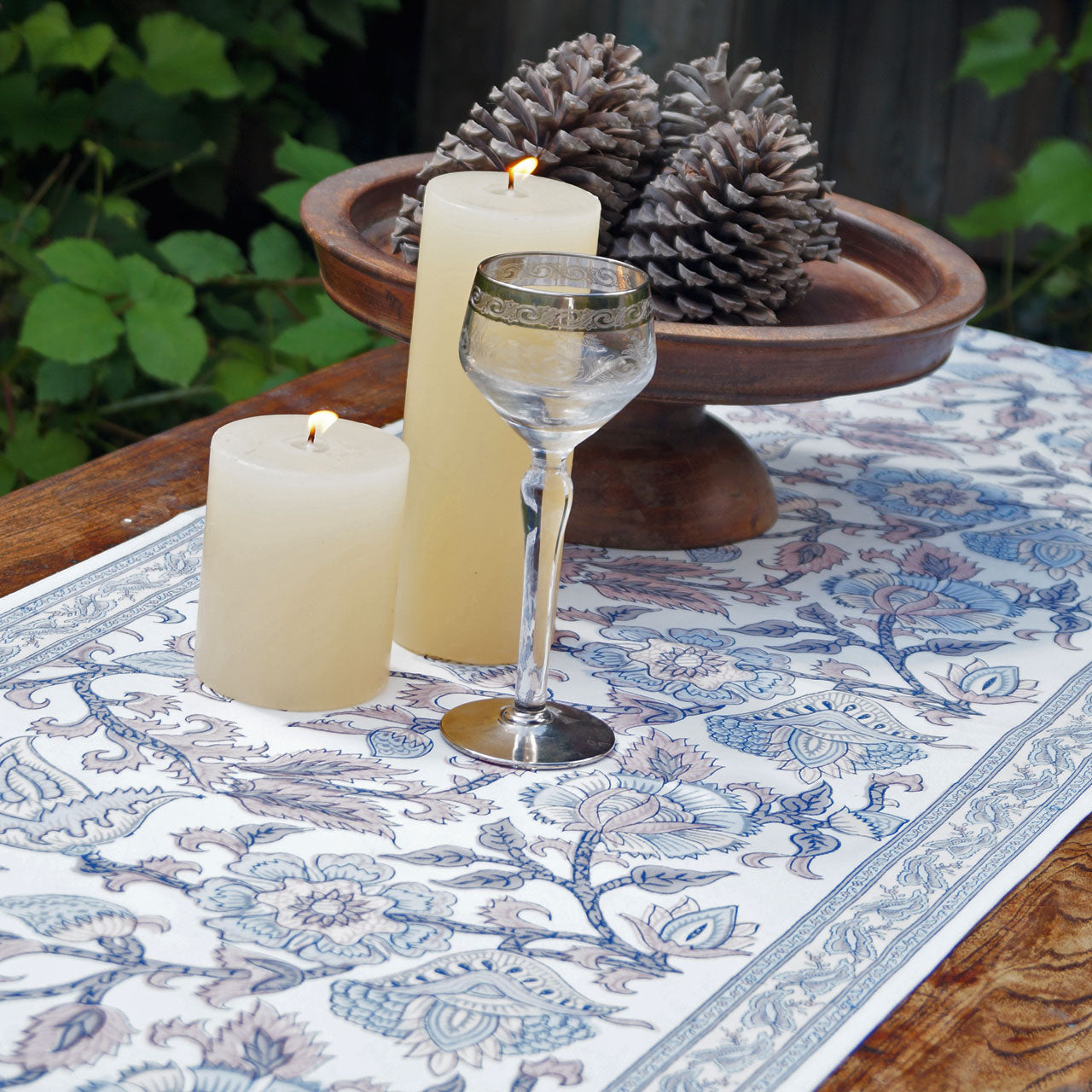 Tischläufer Blockprint Shadow 45x150