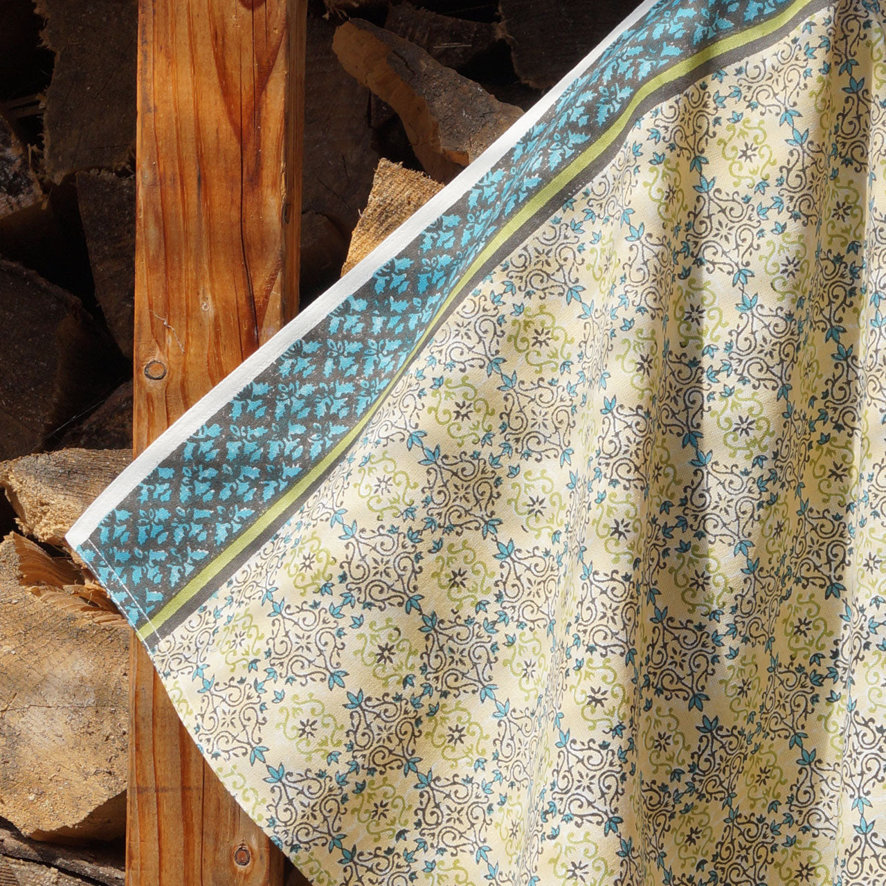 Geschirrtuch Stempeldruck Winter