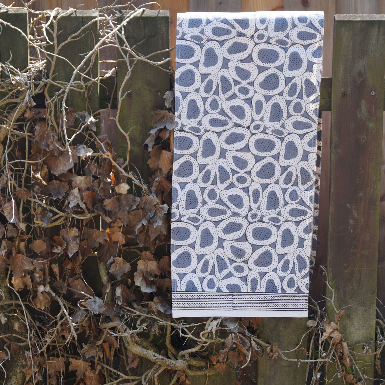 Tischläufer Blockprint Plasma II 35x180