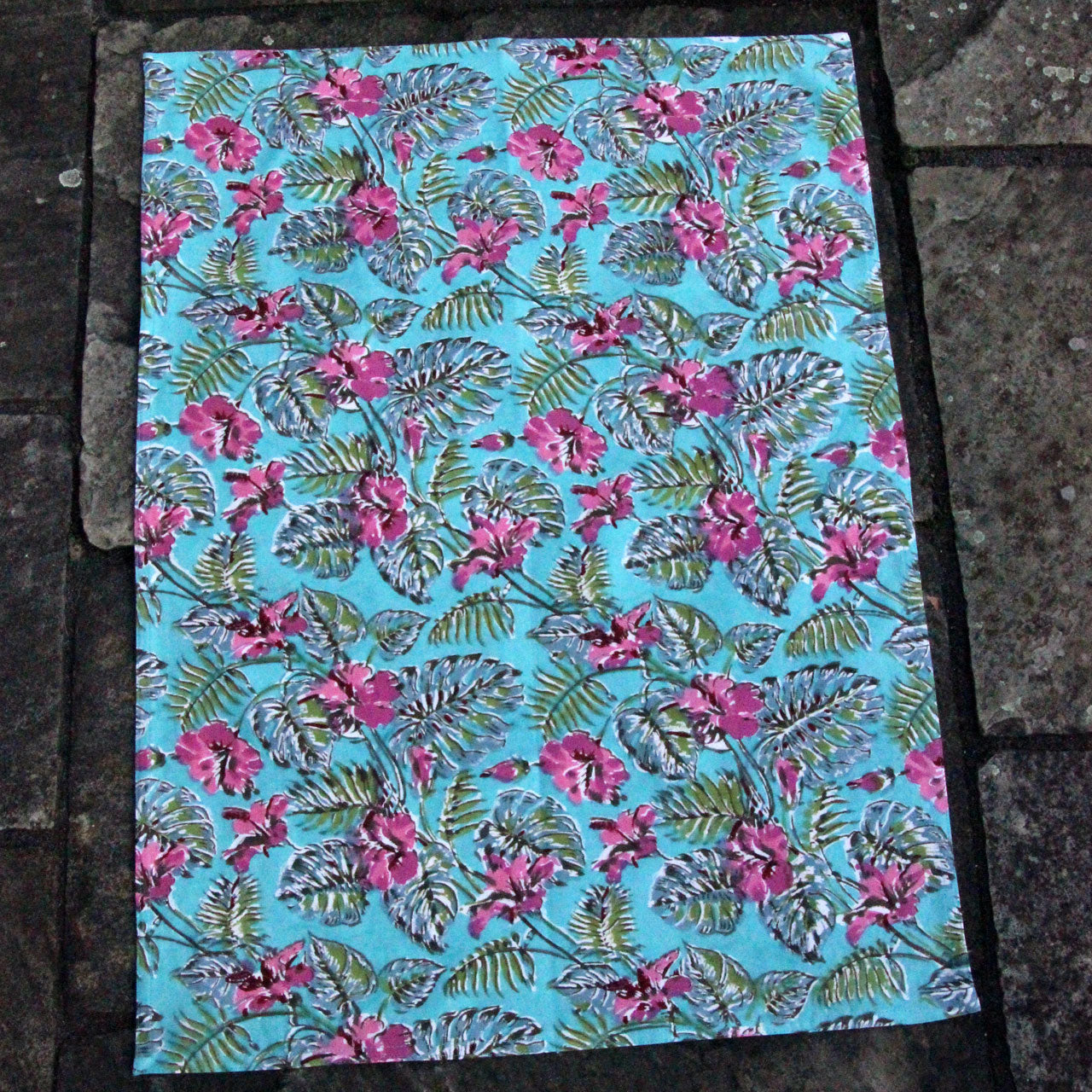 Geschirrtuch Tropical Stempeldruck