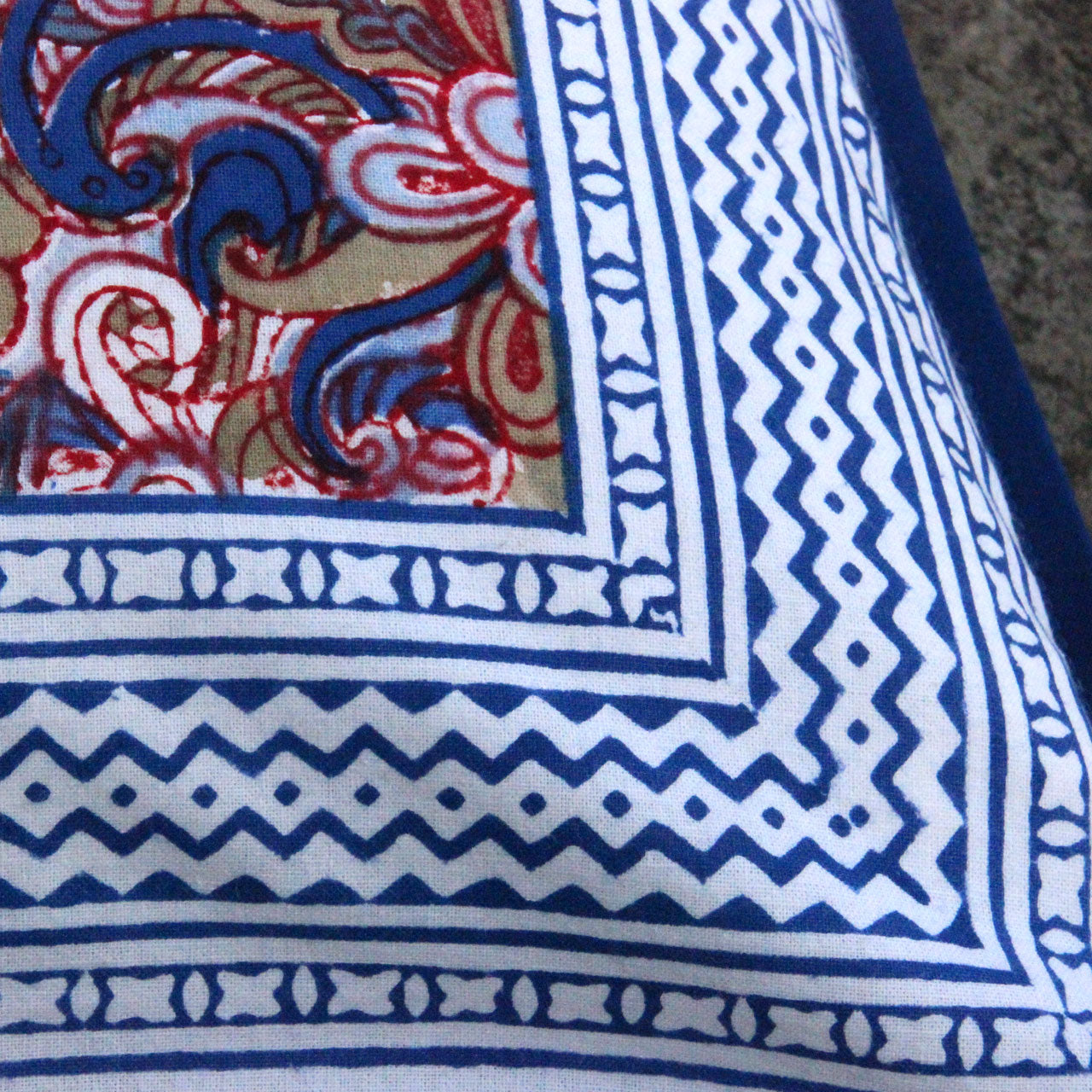 Kissenhülle Boho Stempeldruck 40x40