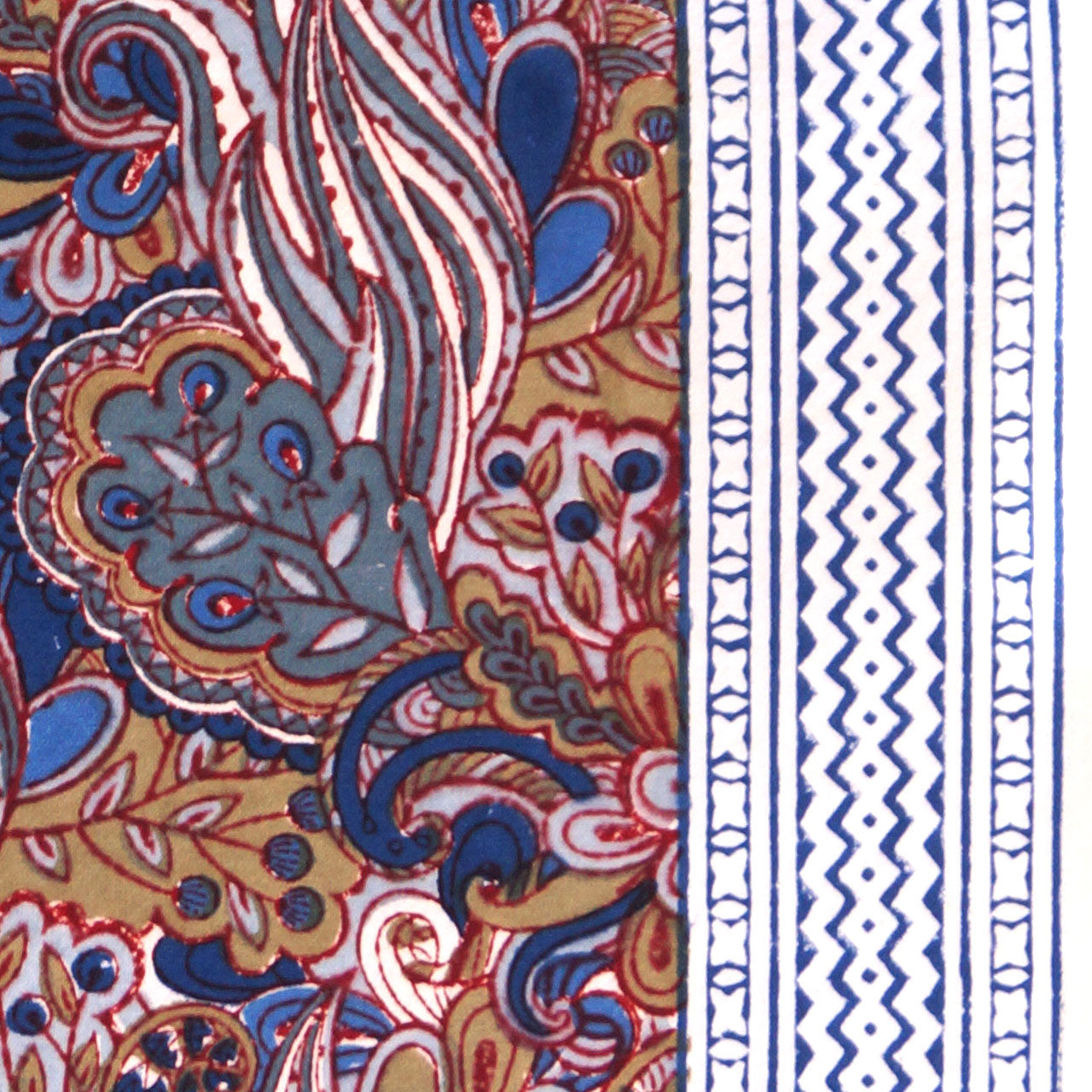 Tischläufer Stempeldruck Boho 45x150