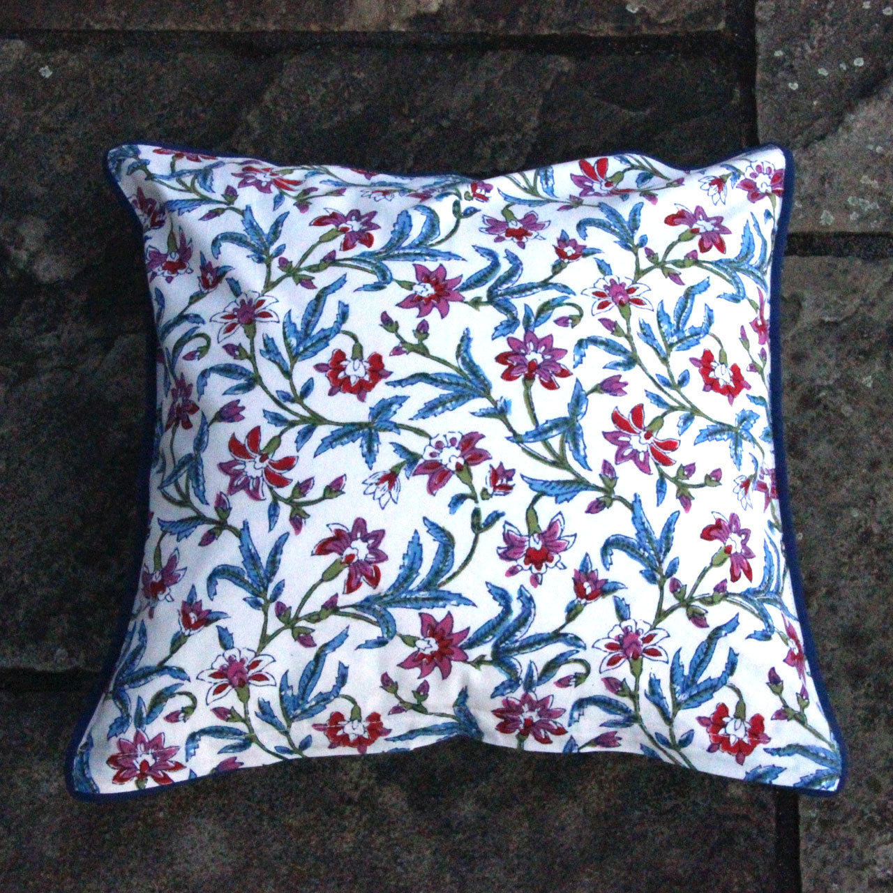 Kissenhülle Marakesh Stempeldruck 40x40