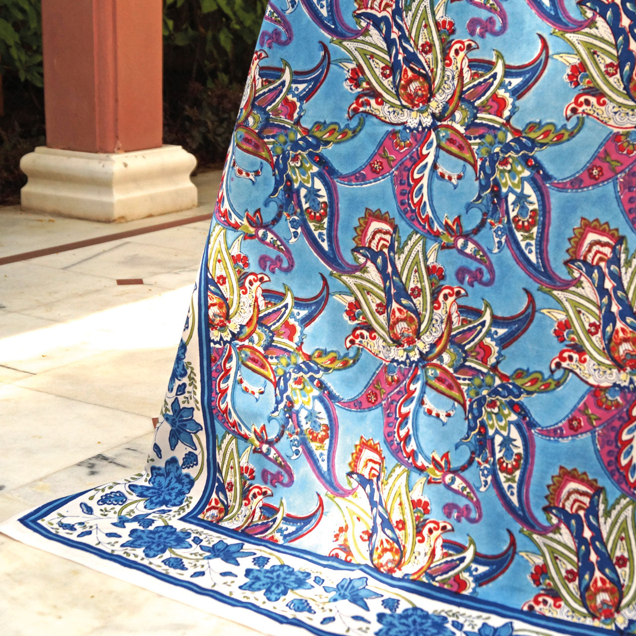 Tischdecke Marakesh Stempeldruck140x220