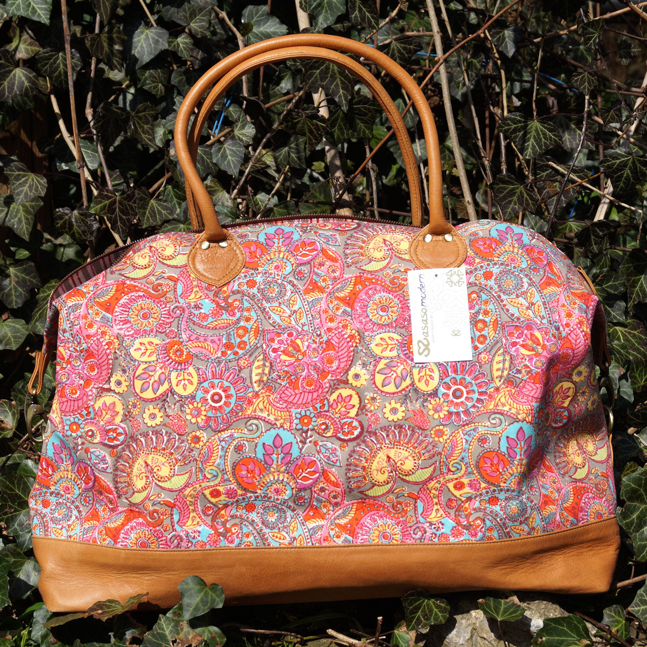 Travel Bag Pink Paisley