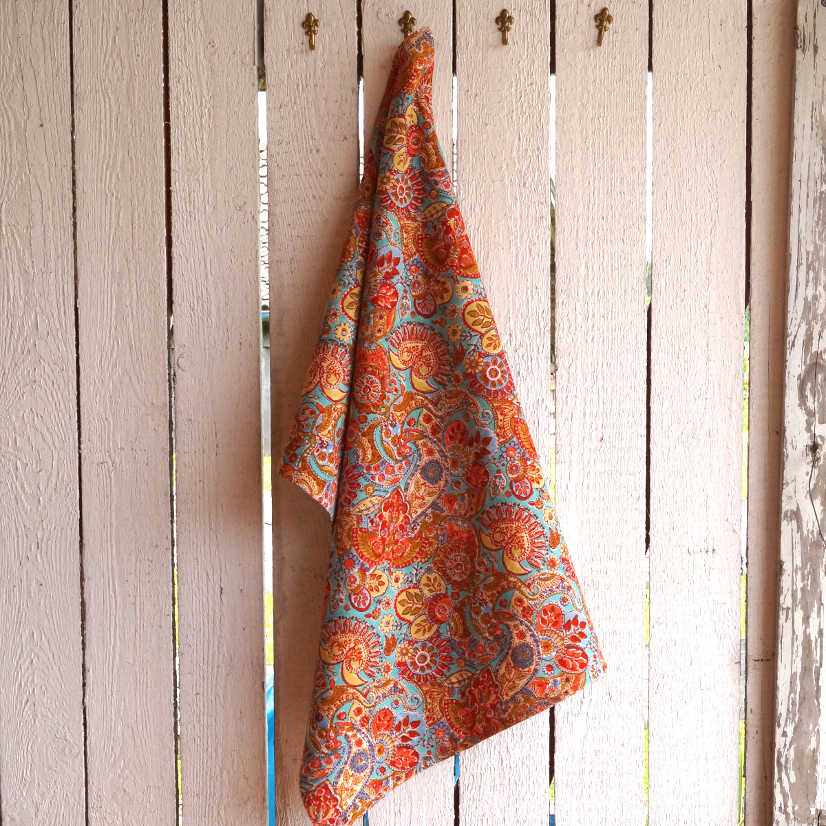 Geschirrtuch Blockprint Autumn Paisley