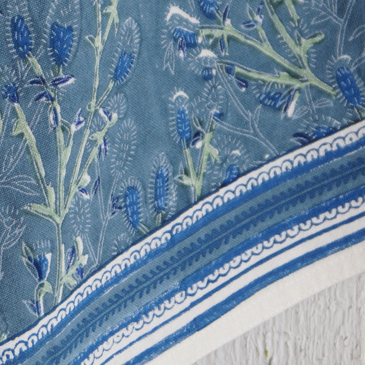 Geschirrtuch Blockprint Kräutergarten