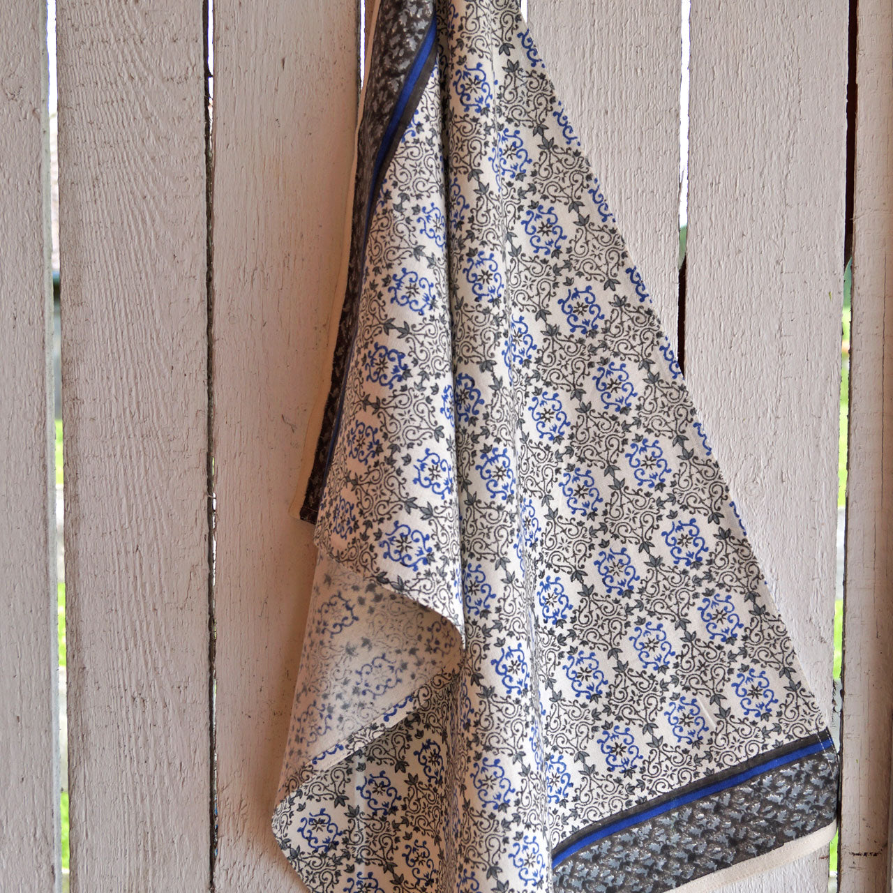 Geschirrtuch Stempeldruck Winter Grey