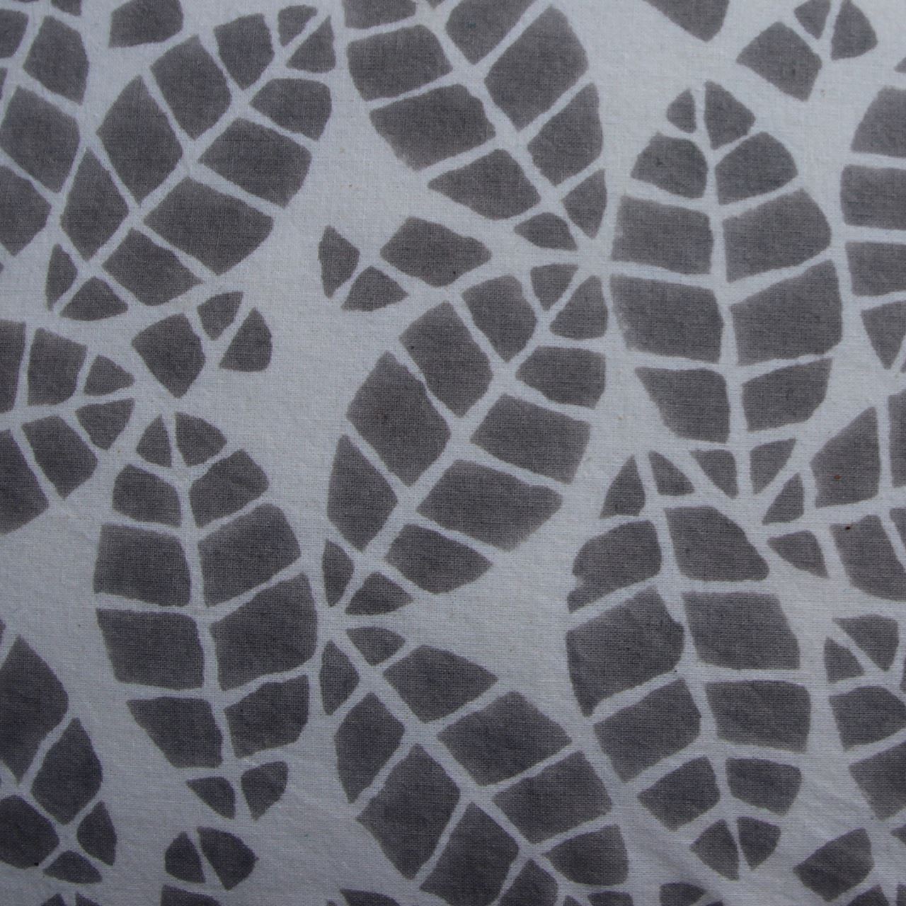 Kissenhülle Blockprint Gray Tree Allover 60x60