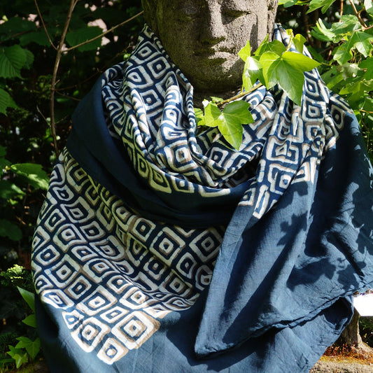 Schal Blockprint Brigid 106x238